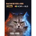 thumbnail image 4 of Proyector BYINTEK X30 Full HD 1080P Sistema de TV con licencia de Netflix Proyector de cine en casa con video LED LCD, WIFI, Dolby Smart y enfoque automático, 4 of 4