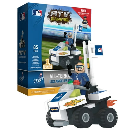 Los Angeles Galaxy Fan - OYO Sports MLB All-Terrain Vehicle with Super Fan Building Set, Los Angeles Dodgers