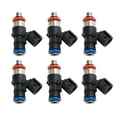 thumbnail image 1 of Estbridg 6Pcs Engine Efficiency Accessories Part Fuel Injectors for Ford 2011-2017 3.5/3.7L Replacement 23250-74100  23209-74100, 1 of 5