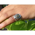 thumbnail image 3 of Heaven Crafts 925 Sterling Silver Genuine Labradorite Ring Handmade Statement Ring Women Jewelry Gift Item, 3 of 6