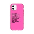 thumbnail image 1 of Neon Pink Slogan Graphic Phone Case Compatible With iPhone15/15Plus/15Pro/15Promax, 1 of 5
