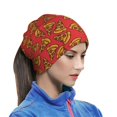 thumbnail image 6 of Neck Gaiter Face Cover Scarf, Cute Pizza Red Soft Face Sun Mask Cover Scarf Headband Cooling Sweat Absorbing Bandanas Hiking Cycling Running, 6 of 7