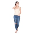 thumbnail image 2 of eloria Skin Women's Aqua Fine Cotton Rich Camisole, Women's Suit Slip Nighty, 2 of 6