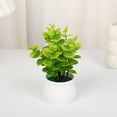 thumbnail image 1 of Zhuge 3 piezas de plantas de simulación en maceta, pequeñas plantas falsas en maceta, mini plantas artificiales de escritorio (A07), 1 of 5