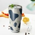 thumbnail image 3 of 30oz Cow Pattern Tumblers Stainless Steel Tumbler with Lid and Straw,Vacuum Insulated Double Wall Travel Tumbler Cups Mug with Cleaning Brush for Coffee,Tea, 3 of 7