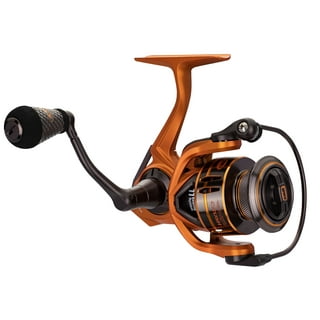 Lew's 2 Spinning Reel, 9+1 Stainless Steel Ball Bearings, Size 200 Reel,  6.2:1 Gear Ratio, Right or Left-Hand Retrieve, Black/Green