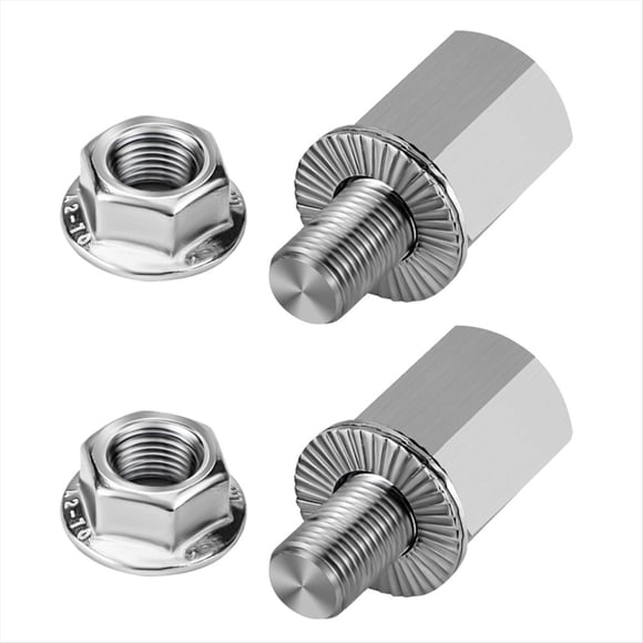 Adaptador de Enganche para Buje de Bicicleta, Adaptador de Eje Pasante M10x1.0, Conector Universal para Remolque de Bicicleta.