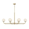 thumbnail image 4 of Minka Lavery 3796 Whitehall 6 Light 46" Long Linear Chandelier - Brass, 4 of 7