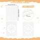 thumbnail image 2 of Plantillas para bocetos de flores (3 unidades), plantillas acrílicas para dibujo, pintura, tela, paredes, manualidades, papel, decoración del hogar, 20 x 15 cm (7,87 x 5,9 pulgadas)., 2 of 9