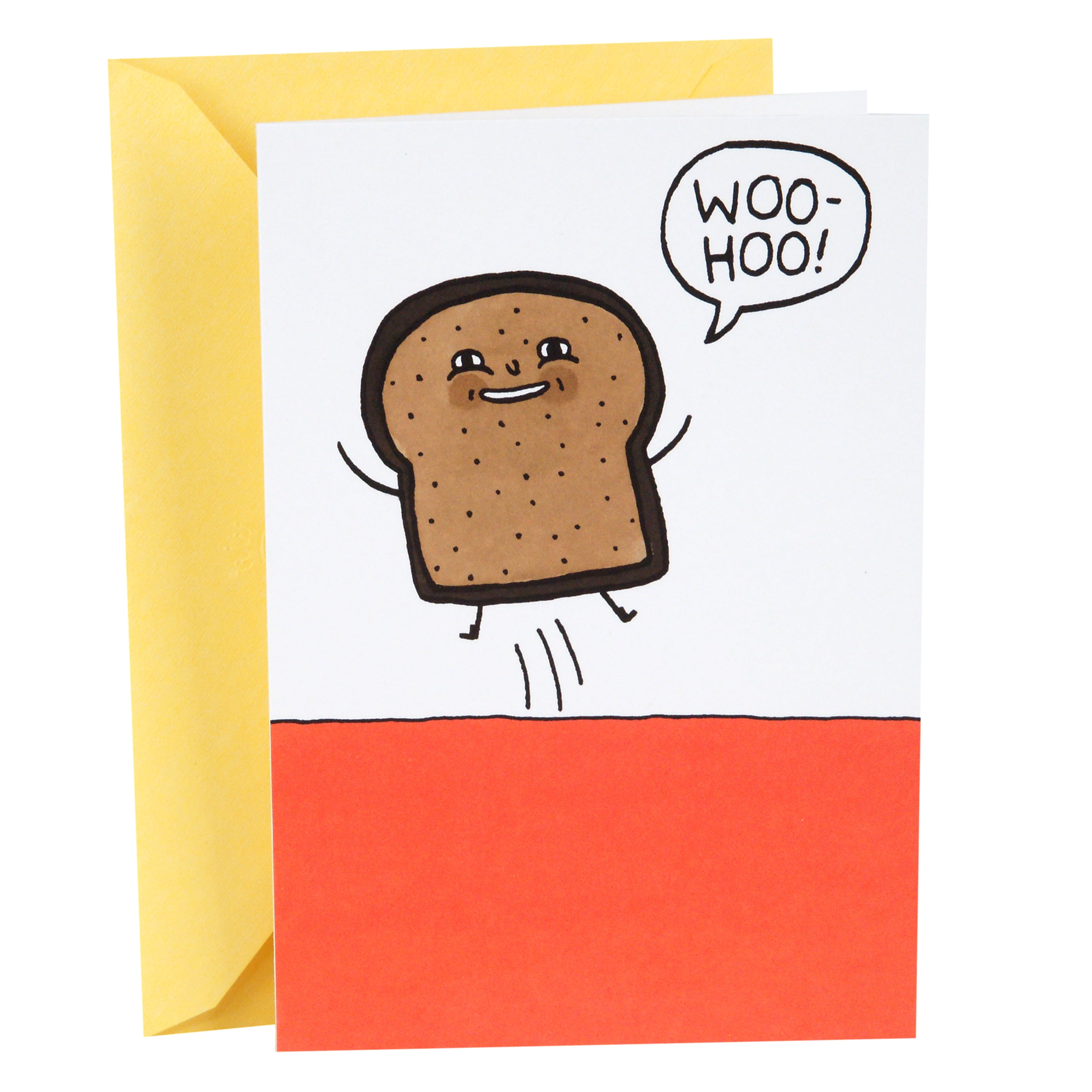 Hallmark Shoebox Funny Birthday Card or Congratulations Card (Toast