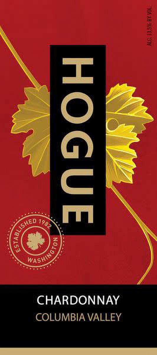 The Hogue Cellars Chardonnay Washington White Wine, 750 ml Bottle, 13.0% ABV