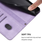 Case for MOTO E22i 4G Wallet Phone Cover with Wrist Strap, Card Slots and Cash Pocket, PU Leather Magnetic Closure and Anti-Drop Stand Flip Protective Shockproof Case