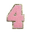 thumbnail image 1 of WHEANG Computer Embroidery Towel Embroidery Pink 0-9 Number Embroidery Stickers Clothing Accessories Clothing and Hat Accessories Patch Cloth Stickers One Size Multi-Color, 1 of 2