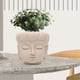 thumbnail image 1 of Maceta con cabeza de Buda, maceta para regalo, decoración de bonsái, organizador, florero para exteriores, contenedor de brochas de maquillaje para Estilo B, 1 of 8