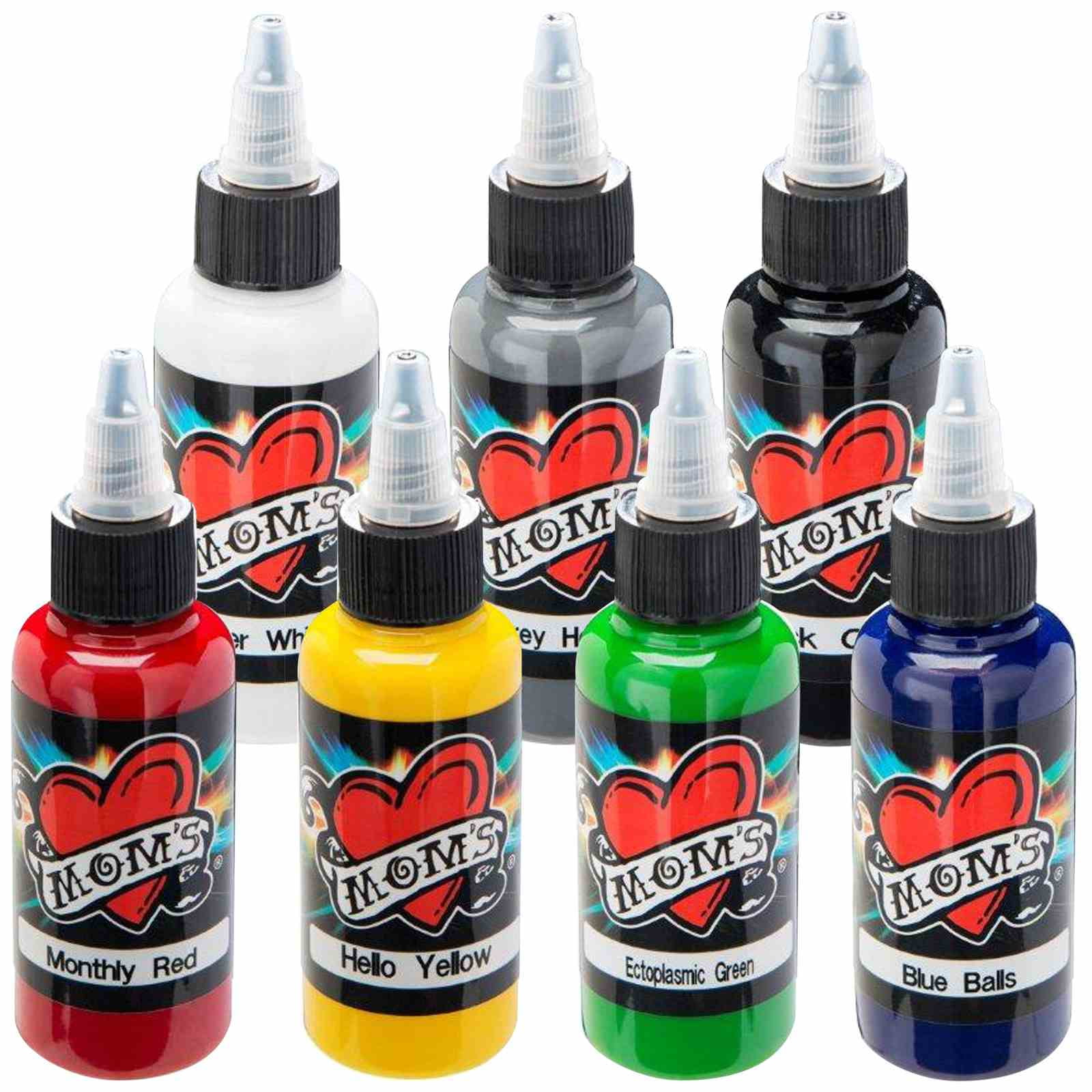 "Millennium Mom's Tattoo Ink - 7 Color Set" - Walmart.com