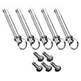 thumbnail image 4 of SHISUYAN 5 sets of Handheld Fan Shaft Replacement Folding Fan Repairing Accessory Metal Shaft Rivets, 4 of 8