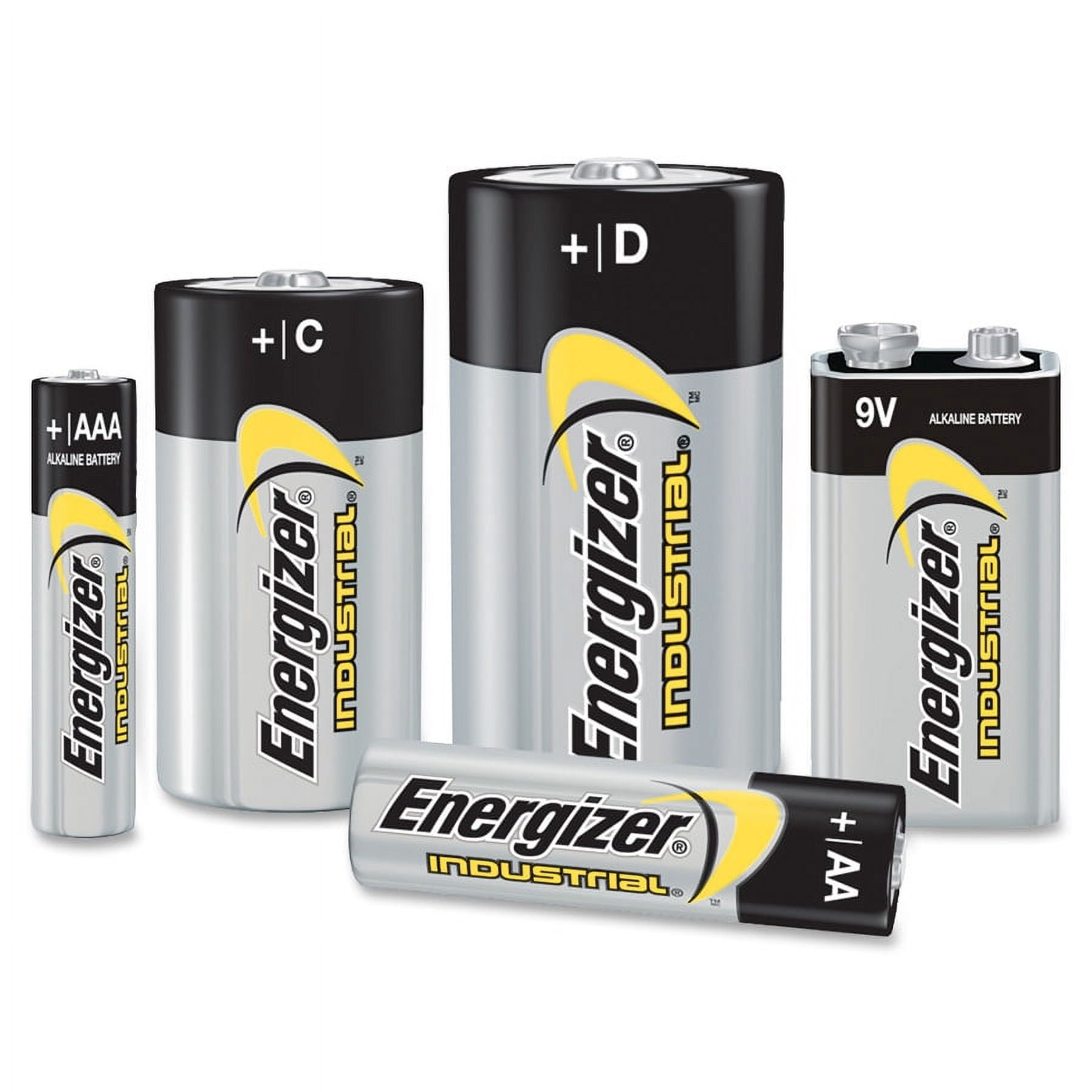 Energizer Industrial Alkaline 9v - For Multipurpose - 9v - 9 V Dc - 72 / Carton
