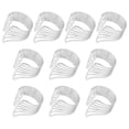 thumbnail image 2 of 10 anillos para servilletas, hebillas para servilletas, elegantes adornos para recepciones, porta servilletas para bodas Plata, 2 of 9