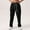 Black, variant on Mens Pants Men's Sweatpants Open Bottom Cotton Lounge Pants Baggy Athletic Sweat Pants with Pockets Casual Jogger Sweatpants