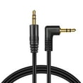 thumbnail image 6 of Audio Cable 3.5mm Right Angle (6FT) Male to Male Gold Plated AUX Auxiliary Headset Jack Adapter TRS Cord for Bose Sony Headphones Cord Replacement iPhone iPod iPad Computer Portable Speaker Car, 6 of 6
