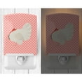 thumbnail image 2 of Caroline's Treasures BB7983CNL White Holland Turkey Pink Check Ceramic Night Light, 6x4x3", multicolor, 2 of 2