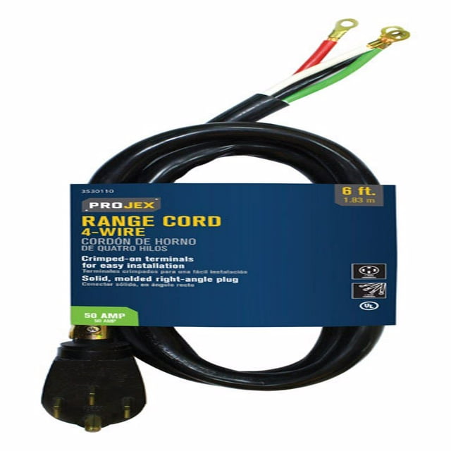 Cable de gama Projex 6/2, 8/2 SRDT 250 V 1,8 m con 4 salidas de 50 A