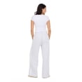 thumbnail image 5 of Forever 21 Women's Grey Low-Rise Sweatpant, Wide-Leg with Lace & Stripe Trim,XS, 5 of 6