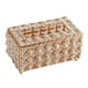 thumbnail image 2 of Fundas para cajas de pañuelos de cristal brillante, porta servilletas, decoración para el tocador de la cocina y el coche. un dorado, 2 of 9