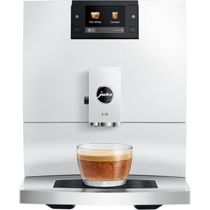Jura C9 Automatic Coffee Machine | Piano White