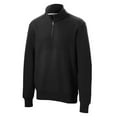 thumbnail image 5 of Sport-Tek ST283 Super Heavyweight 1/4-Zip Pullover Sweater, True Navy, 4XL, Mens Pullover Hoodies and Sweatshirts, 5 of 6