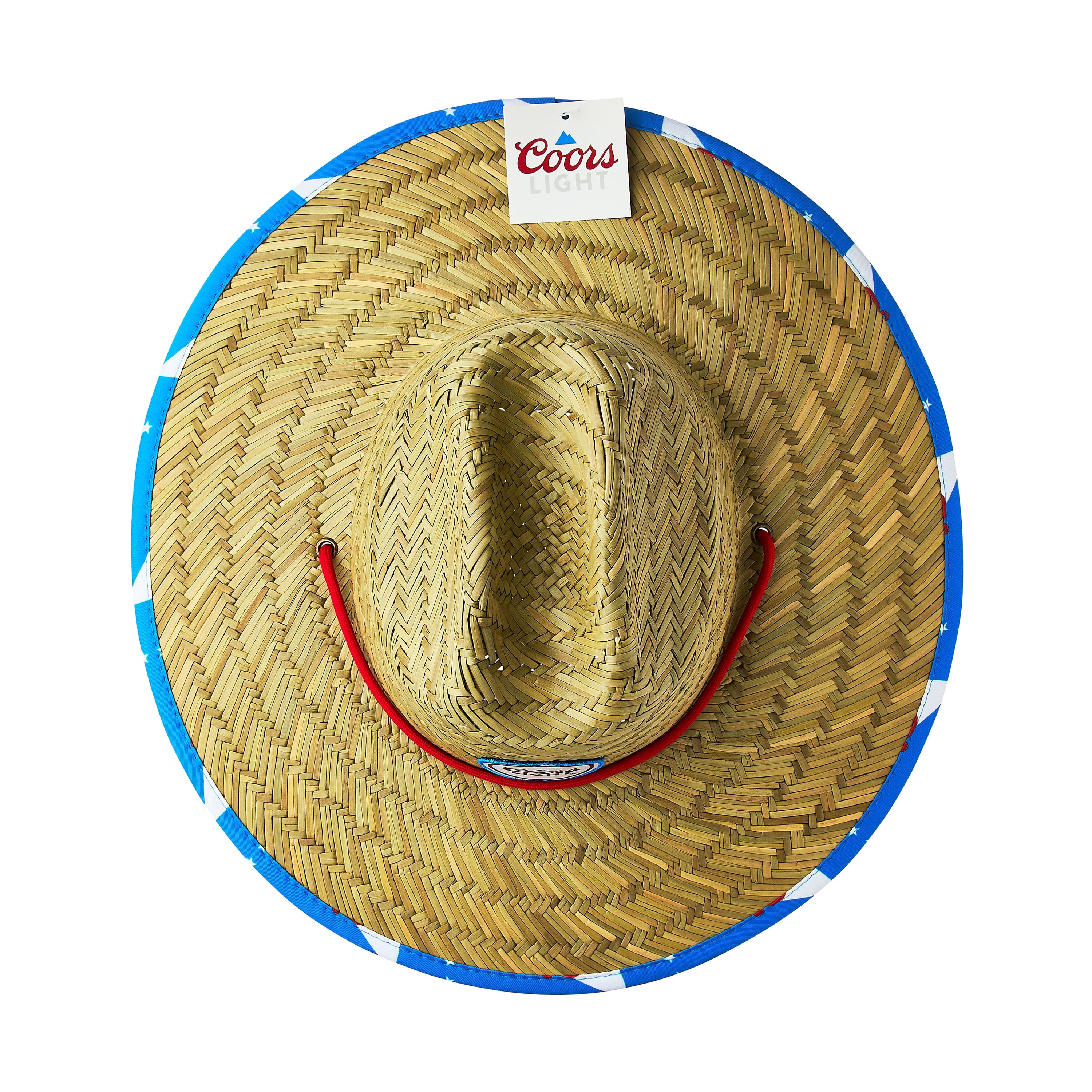 4th of July Coors Light Straw Hat