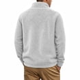 thumbnail image 5 of Chiccall Mens Fleece Jackets Winter Fuzzy Warm Thermal Full Zip Jacket Stand Collar Long Sleeve Coats with Pockets, 5 of 5