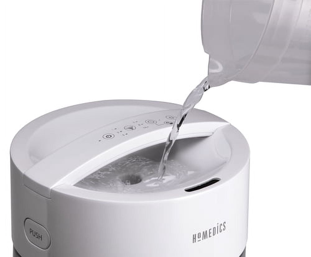 Homedics Total Comfort UV-C Ultrasonic Room Humidifier, .97 Gallon, Coverage area: 278 ft
