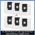 thumbnail image 1 of Bolsa para Polvo para Aspiradora Robot 360 S8 Plus/ RV30 Plus / RV10 Plus / Verefa L11 Pro, 6 Piezas, 1 of 5