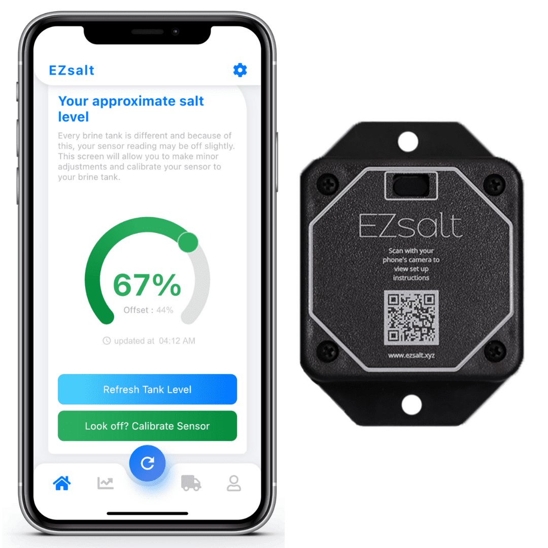EZsalt Sensor 2.0 Water Softener Salt Level Monitor Salt Level