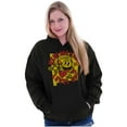 thumbnail image 3 of PACMAN New Mexico State Levels Up Hoodie Sweatshirt Women Men Brisco Brands S, 3 of 6
