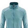 thumbnail image 4 of Men's Lightweight Rush Guard Stand Collas Sun Protection Jackets Outdoor Hooded Tops Spring Summer Cooling Windbreaker Green L, 4 of 5