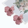 thumbnail image 5 of Unique Bargains 2 Pcs Hair Clip Elegant Flower Hair Clips for Women Coffee Color, 5 of 5