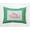 Bright Green, variant on 18" x 18" Simply Daisy Feliz Navidad Ticking Polyester Accent Pillow, Haute Red Qty 1