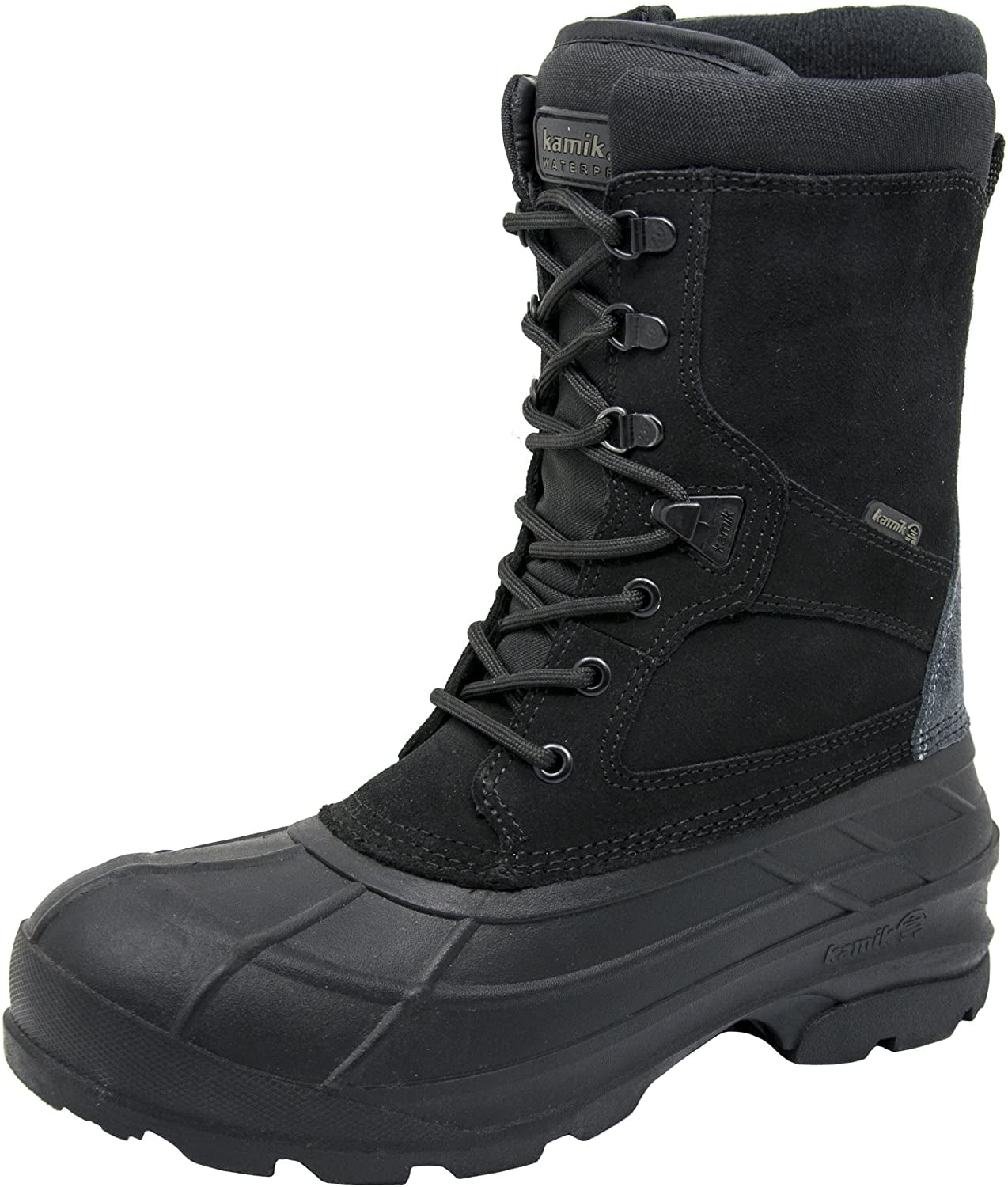 Kamik Men's Nationplus Boot (11 D(M) US, Black/Charcoal)