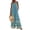 Light Blue, variant on Jumpsuits for Women Boho Floral Print Square Neck Vintage Summer Rompers Wide Leg Loose Fit Casual Jumpsuits with Pockets Multicolor XL