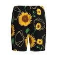 thumbnail image 5 of Easygdp Flower (2) Men's Short Pajama Pants, Sleep Shorts, Household Pants, Casual Pants with Pockets - Large, 5 of 9