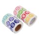 thumbnail image 2 of 7 Rollos de la etiqueta engomada de la ropa etiqueta autoadhesiva etiqueta etiqueta redonda, 2 of 7