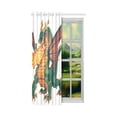 thumbnail image 2 of MKHERT Cool Fire Dragon Window Curtain Living Room,Bedroom Window Drapes 52x84 inch, 2 of 3