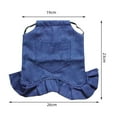 thumbnail image 3 of 3x sillín de pollo gallinas ropa para mascotas chaquetas azul portátil con bolsillo ligero protector de aves de corral accesorios para el cuidado de Yuyangstore Lomo de pollo, 3 of 8