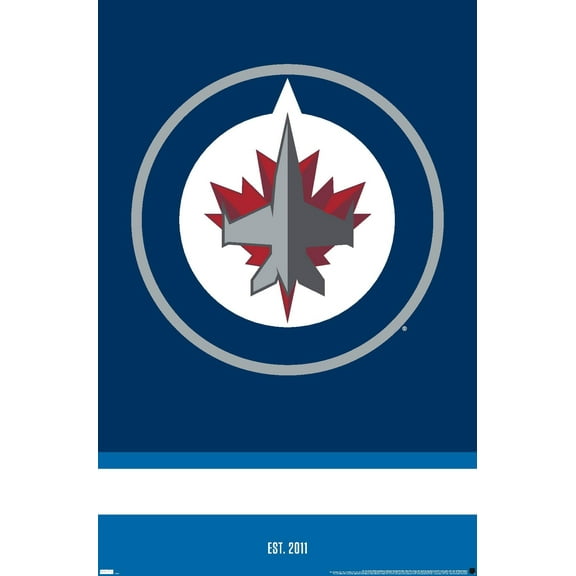 NHL Winnipeg Jets - Logo 21 Wall Poster, 22.375" x 34"