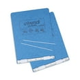 Universal Pressboard Hanging Data Binder, 91/2 x 11, Unburst Sheets, Light Blue UNV15431