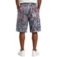 thumbnail image 6 of Delconic Men Tree Camo Quick Dry Knee Length Casual Cargo Shorts Elastic Drawstring Waist Side Pockets Loose Fit Short Pants For Summer Hunting Fishing Hiking Daily Outdoor Travel Wear Pink S, 6 of 6