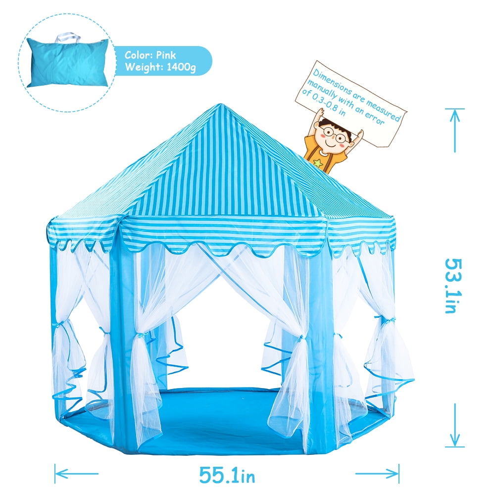 Princess Castle Play Tent for Girls, Indoor/Outdoor (LED Star Lights) Princess Castle Play Tent for Girls, Indoor/Outdoor (LED Star Lights)