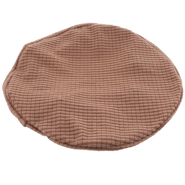 GROWTH TANK Housse Extensible Ronde pour Tabouret de Bar Coussin de Siège de Chaise Convient à 30-38 cm Chocolat